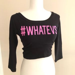#WHATEVS Crop Top